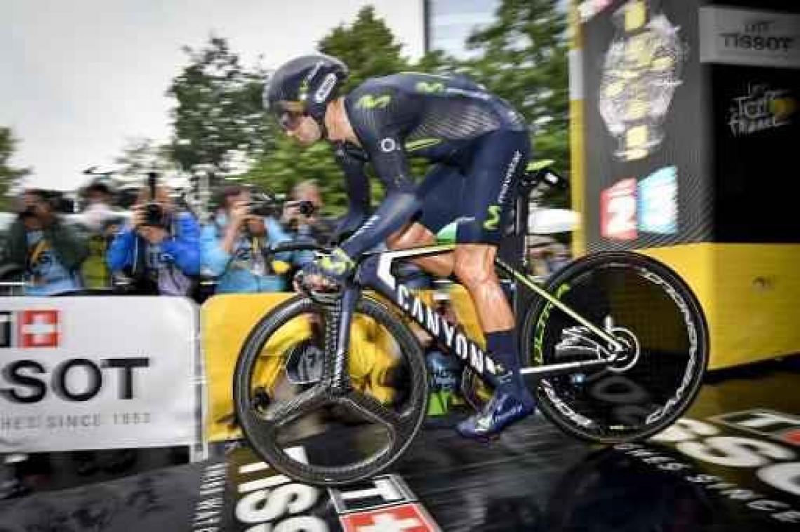 Tour de France - Verdict is hard voor Valverde: gebroken knieschijf