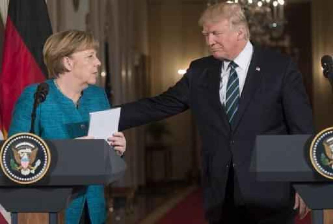 Merkel en Trump hebben nog voor G20 ontmoeting
