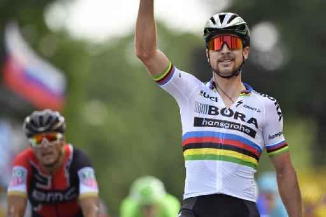Sagan maakt favorietenrol waar in Longwy, Van Avermaet wordt vierde