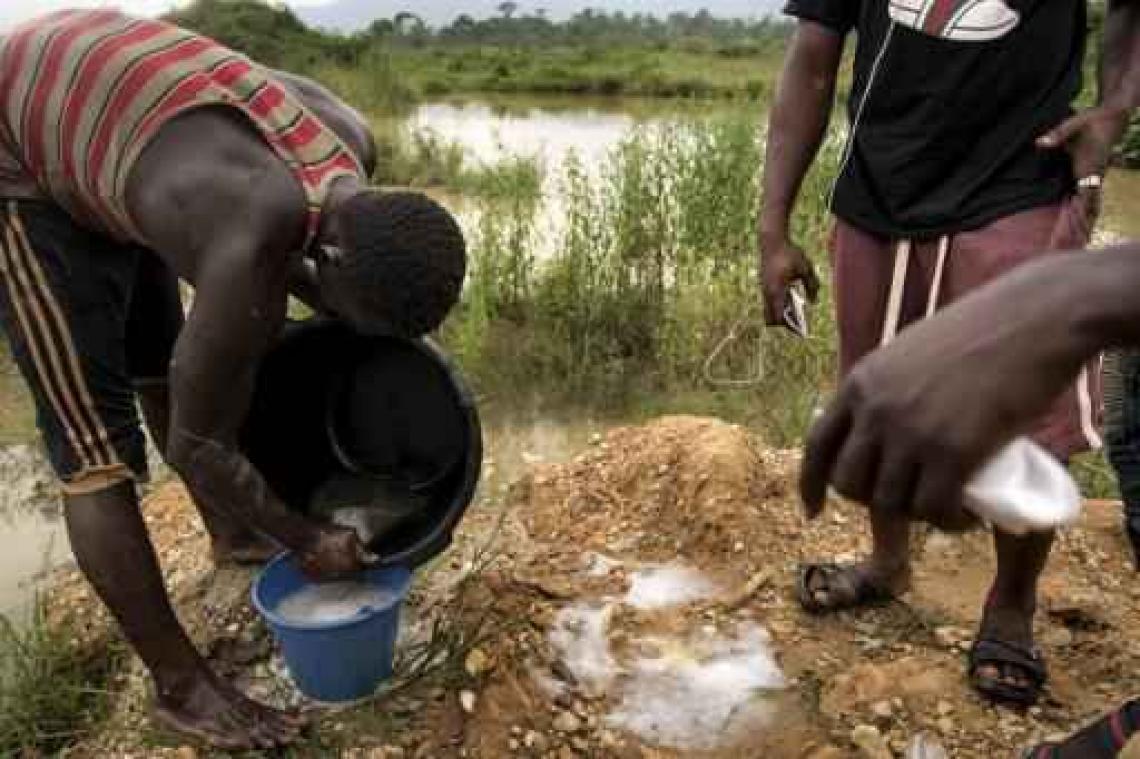 Geen teken van leven van veertien vermiste mijnwerkers in Ghana
