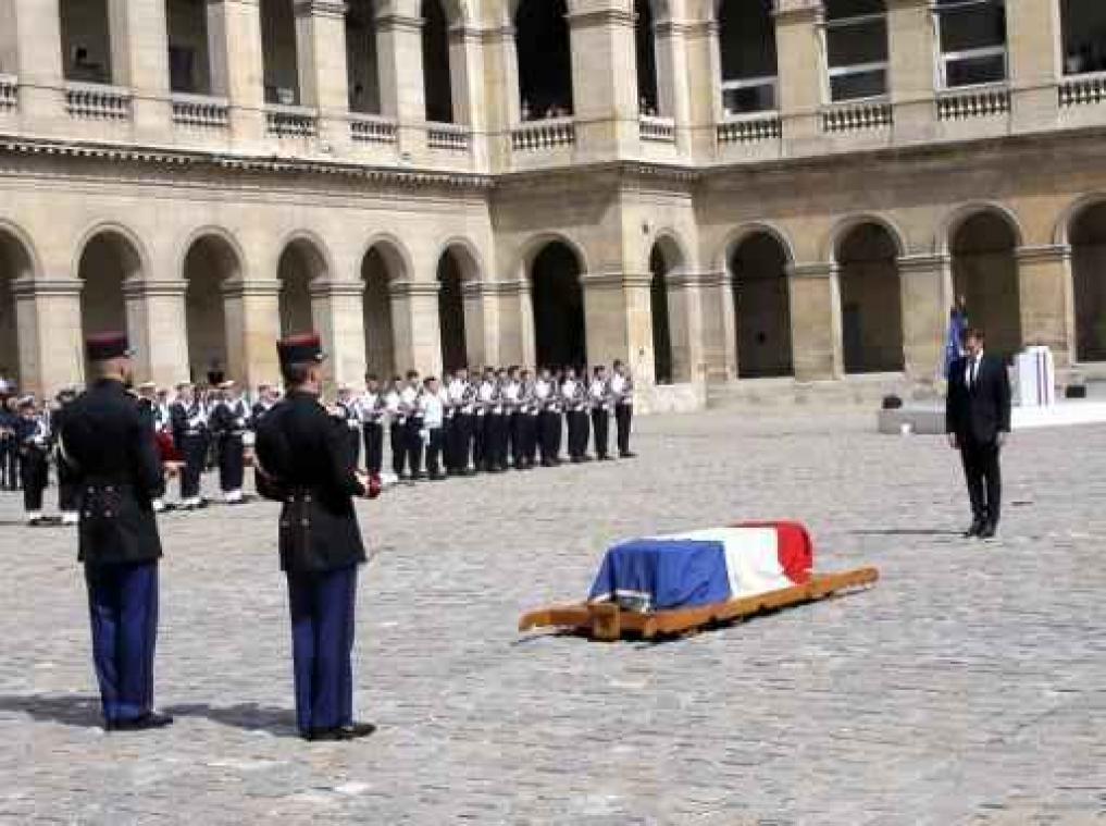 Franse politica Simone Veil wordt opgebaard in Pantheon