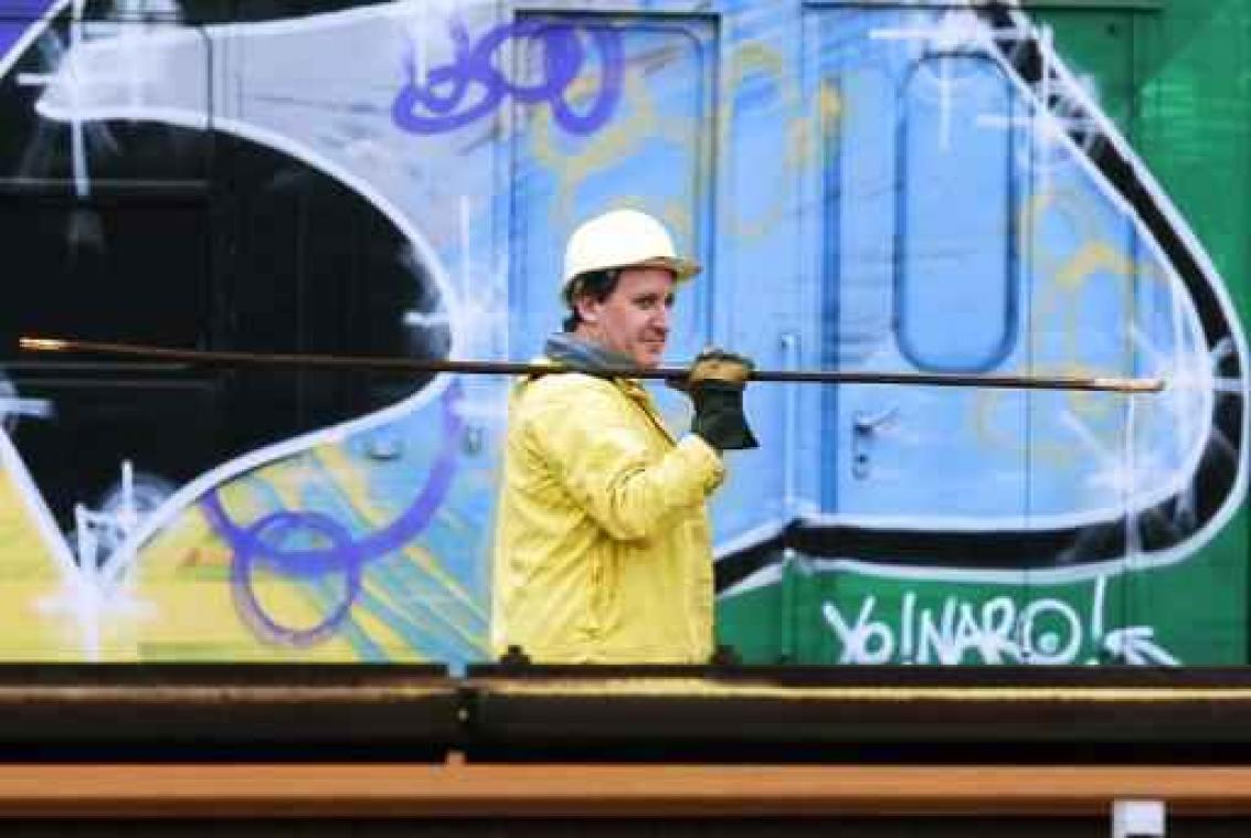 NMBS verwijderde in 2016 24 procent meer graffiti dan in 2014