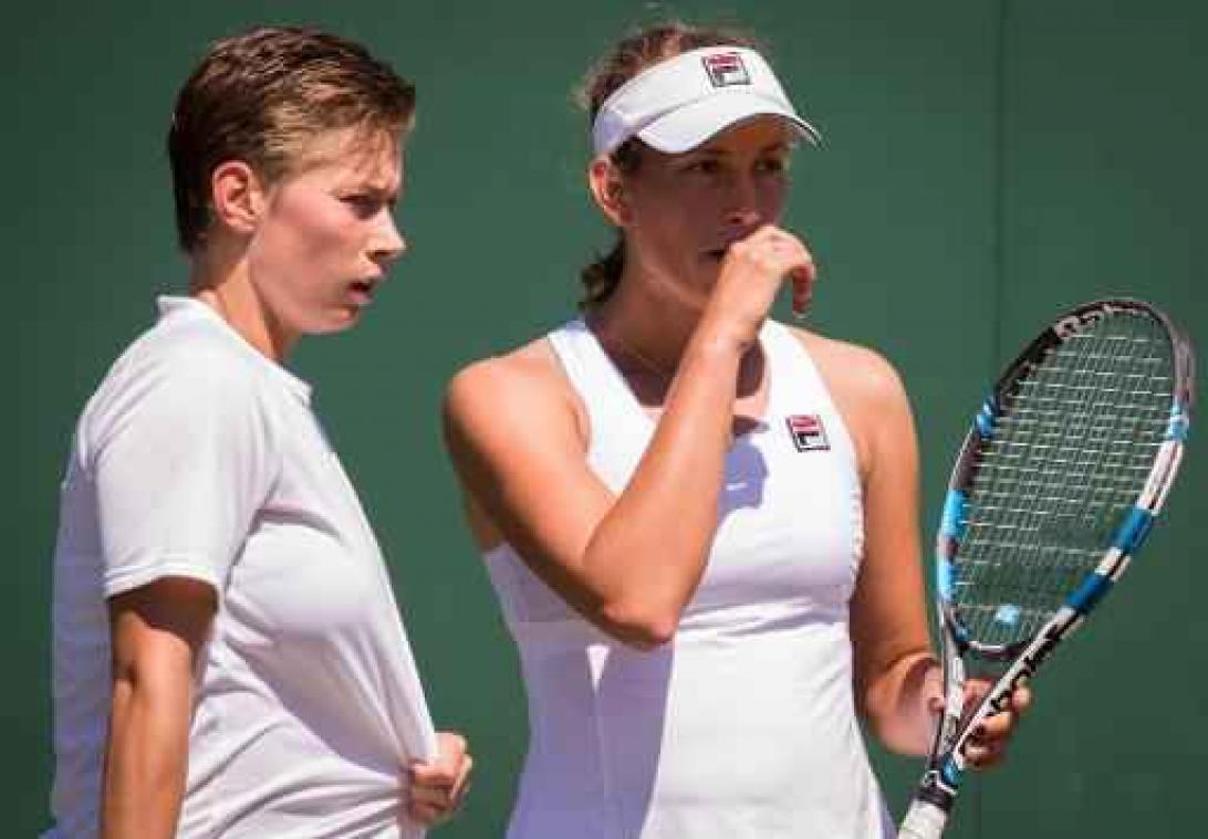 Wimbledon - Elise Mertens dubbelt verder met Nederlandse Schuurs