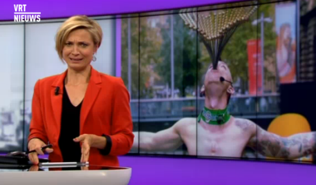 Goedele Wachters kan haar lach niet inhouden