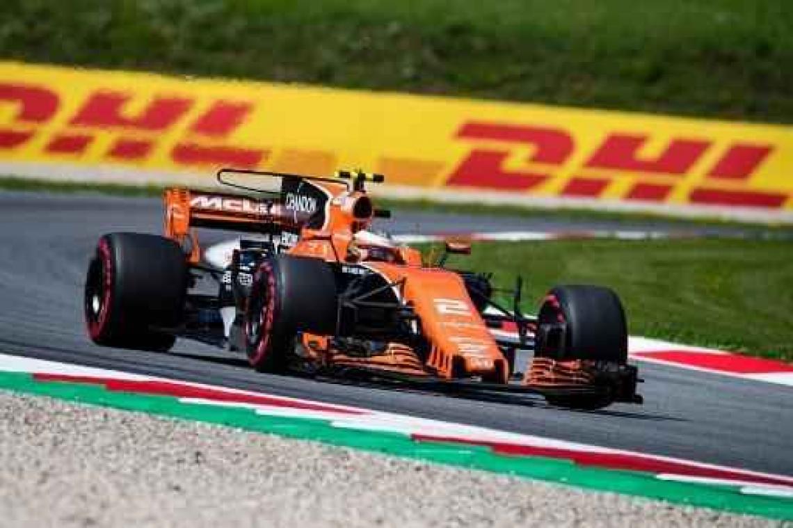 F1 - GP van Oostenrijk - Stoffel Vandoorne klokt dertiende tijd in laatste oefensessie