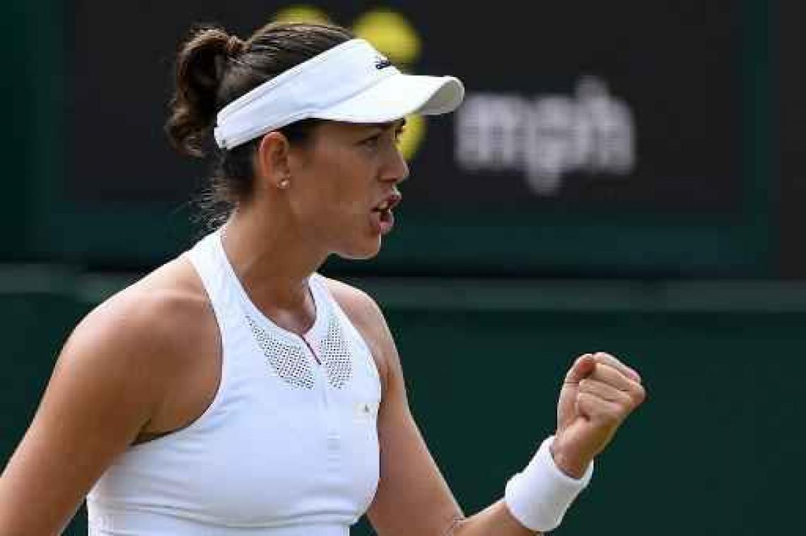 Wimbledon - Garbine Muguruza, runner-up in 2015, stoot vlot door naar achtste finales