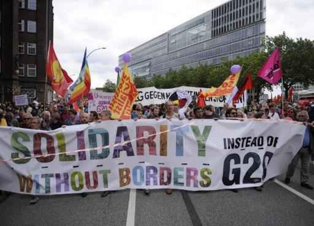 G20-top in Hamburg - Opnieuw tienduizenden betogers tegen G20-top