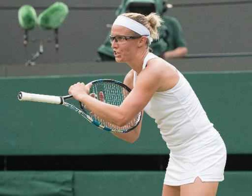 Wimbledon - Kirsten Flipkens staat in achtste finales vrouwen dubbelspel