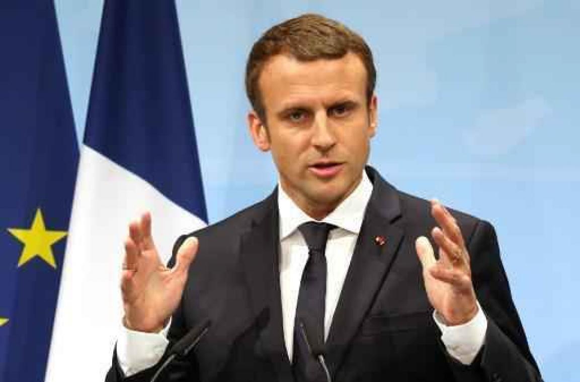 G20-top in Hamburg - Macron kondigt nieuwe klimaattop in Parijs aan