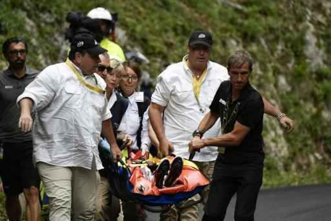 Tour de France - Richie Porte heeft bekken- en sleutelbeenbreuk