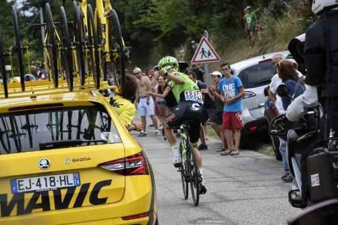 Tour de France - Rigoberto Uran dankt ritzege aan neutrale materiaalman