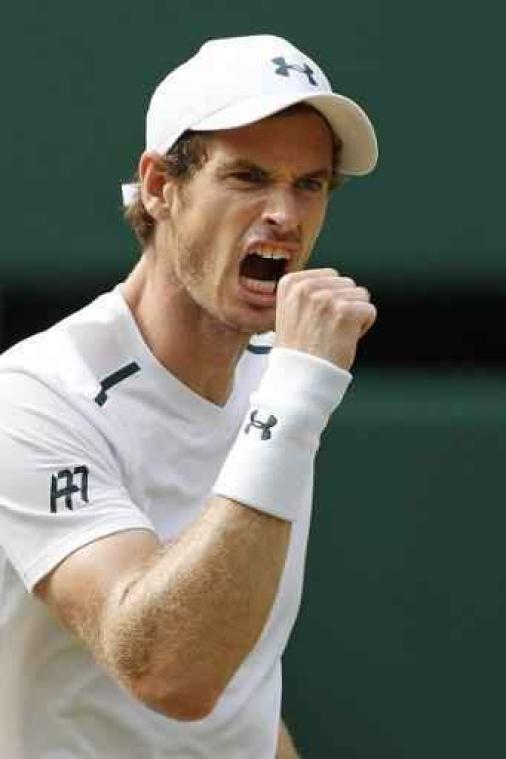 Wimbledon - Titelverdediger Murray heeft ticket voor kwartfinales op zak