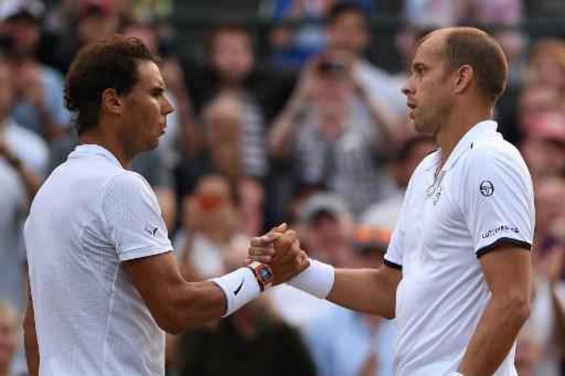Wimbledon - Gilles Müller schakelt Rafael Nadal uit in marathonpartij