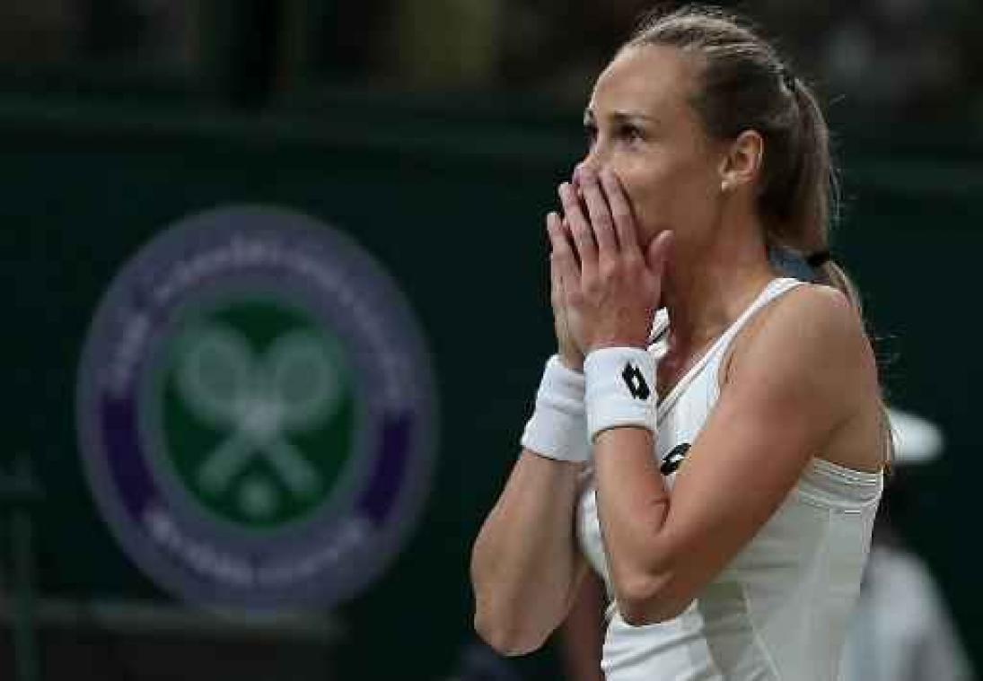 Wimbledon - Toernooirevelatie Rybarikova stoot door naar halve finales