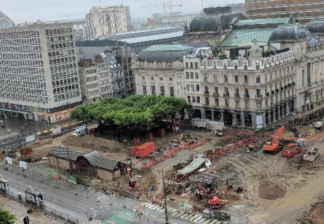 Werken aan "geknipte" Antwerpse Leien op schema