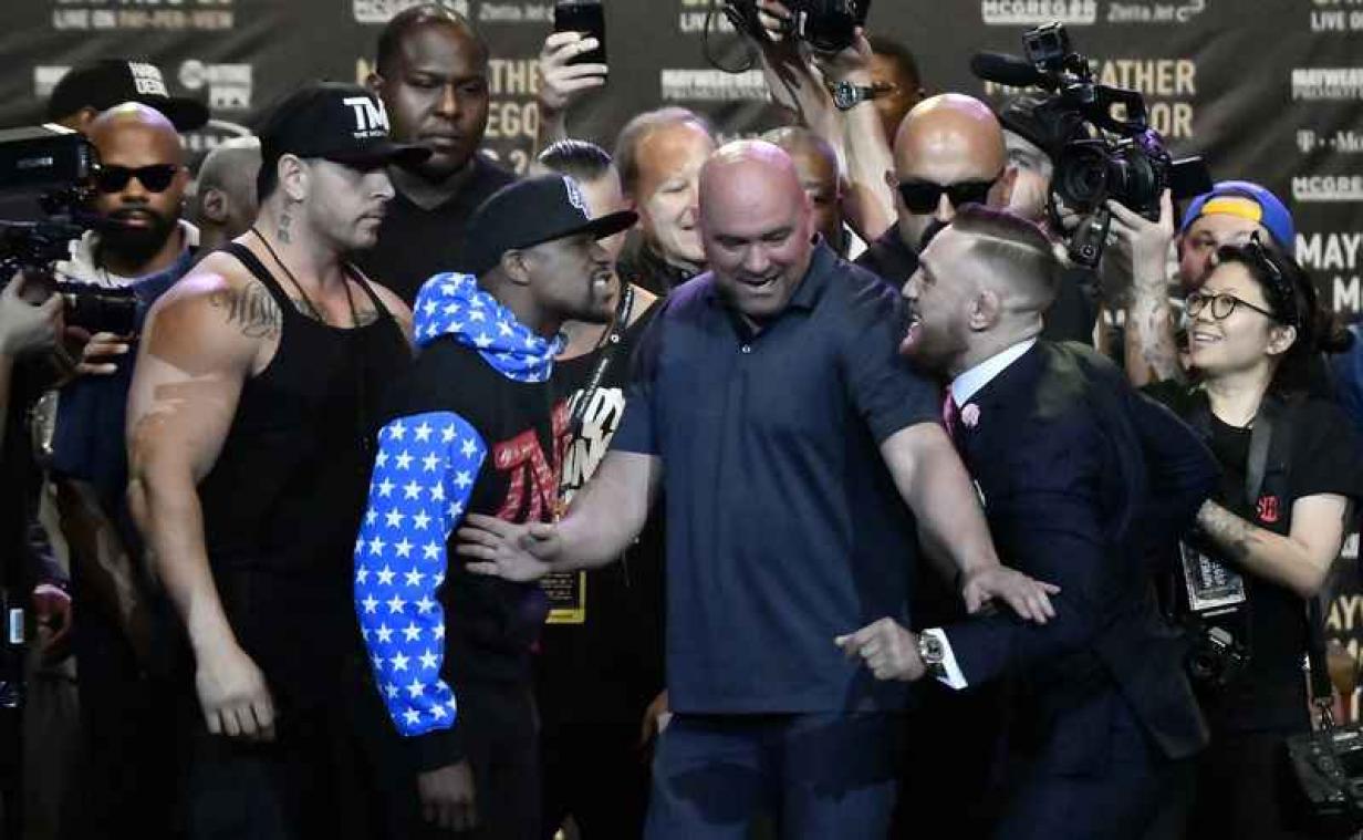 Strijd tussen McGregor en Mayweather barst al los