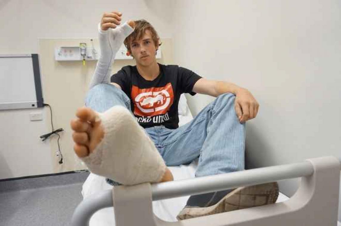 Australische man heeft dikke teen waar vroeger zijn duim stond