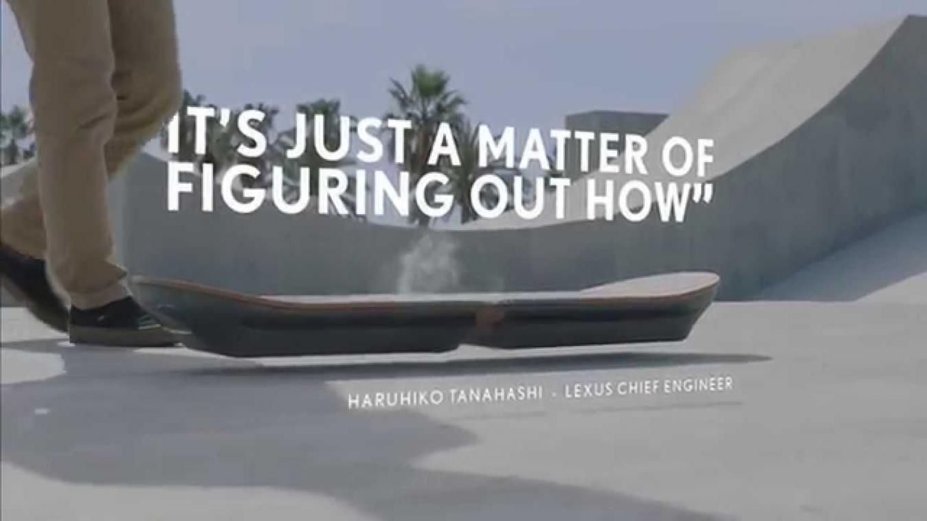 Lexus stelt een echt en werkend hoverboard voor
