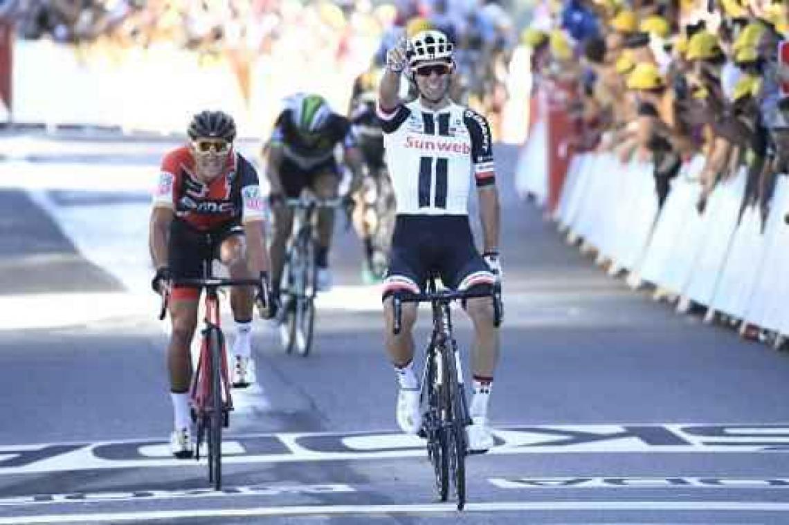 Matthews houdt Van Avermaet van Tour-zege, Froome verovert opnieuw gele trui