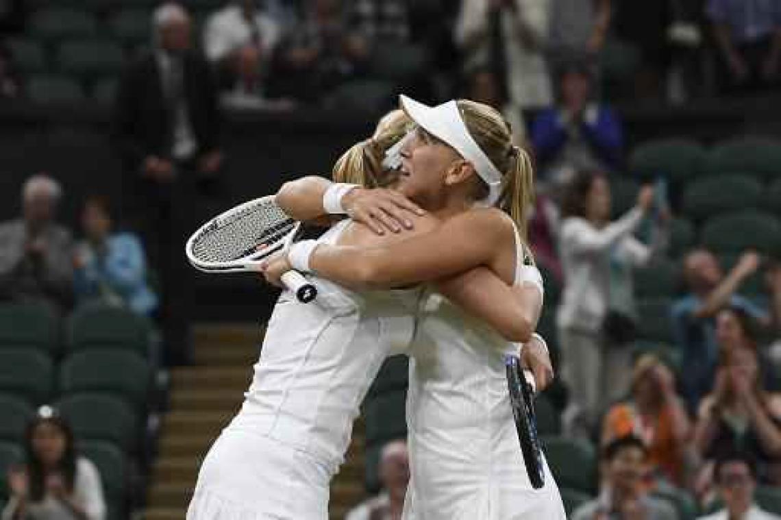 Wimbledon - Makarova en Vesnina pakken dubbeltitel met sprekend gemak