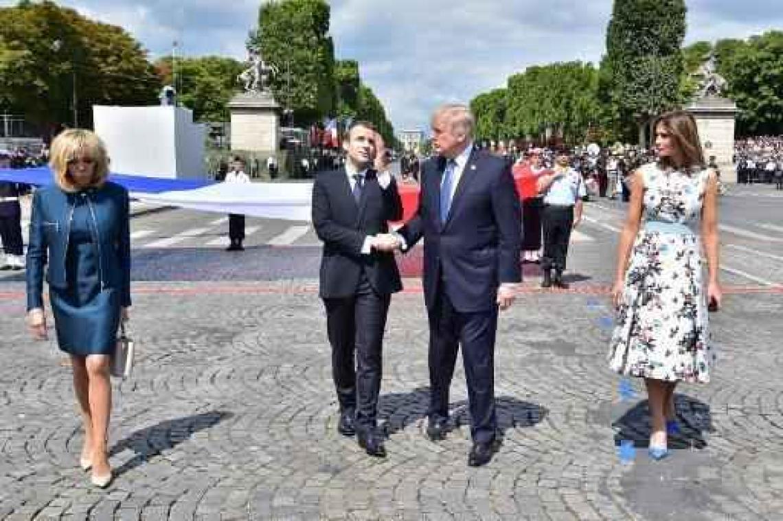 Trump wil oplossing vinden voor klimaatakkoord Parijs, zegt Macron
