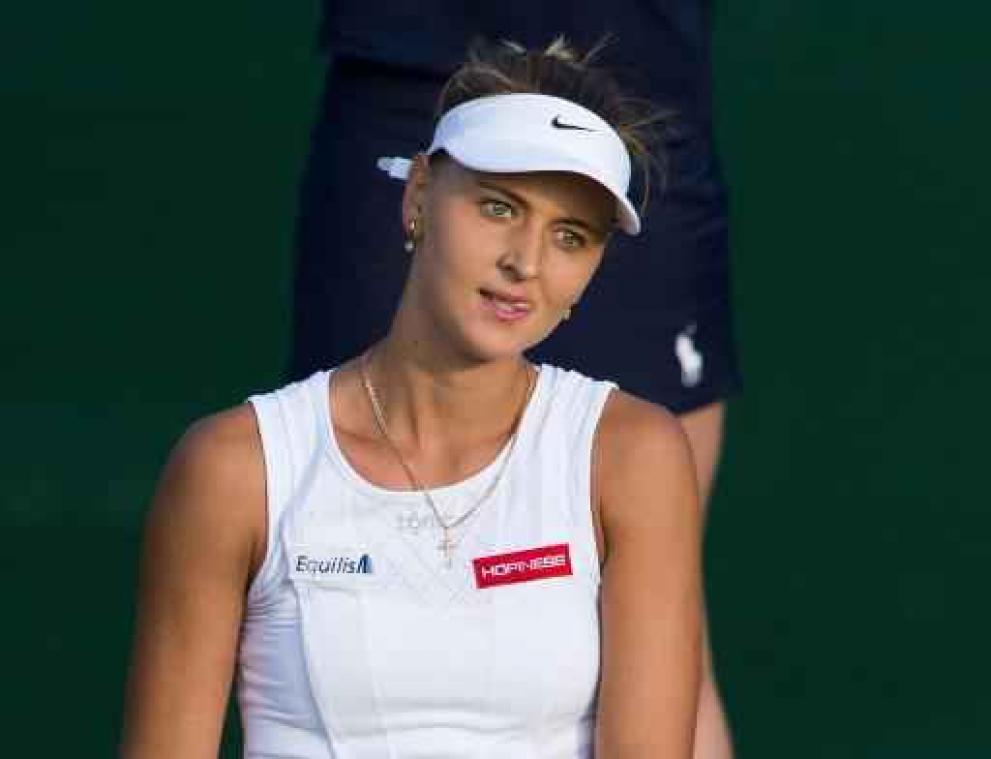Zanevska sneuvelt in eerste ronde