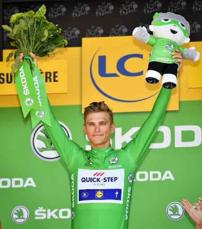 Groene trui Marcel Kittel geeft op