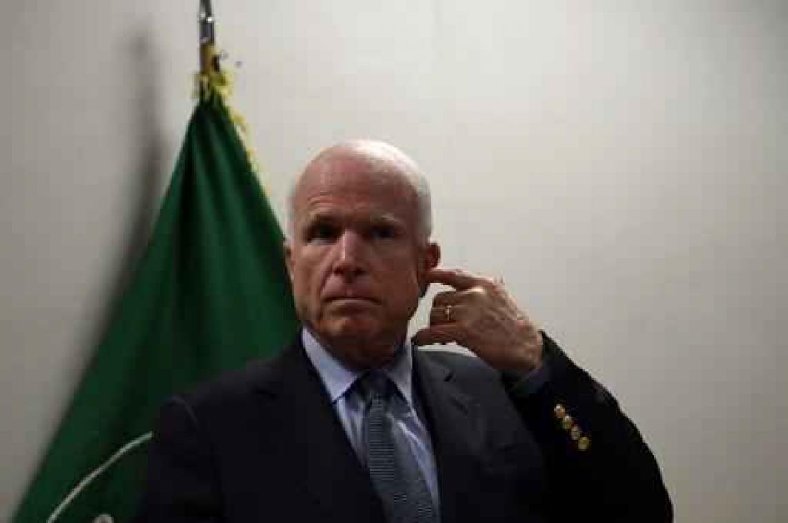 Amerikaanse senator John McCain heeft hersentumor
