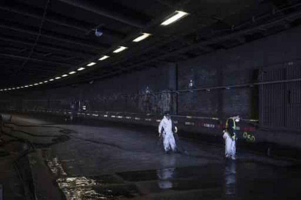 Brusselse tunnels die gesloten waren door overstromingen weer open voor verkeer
