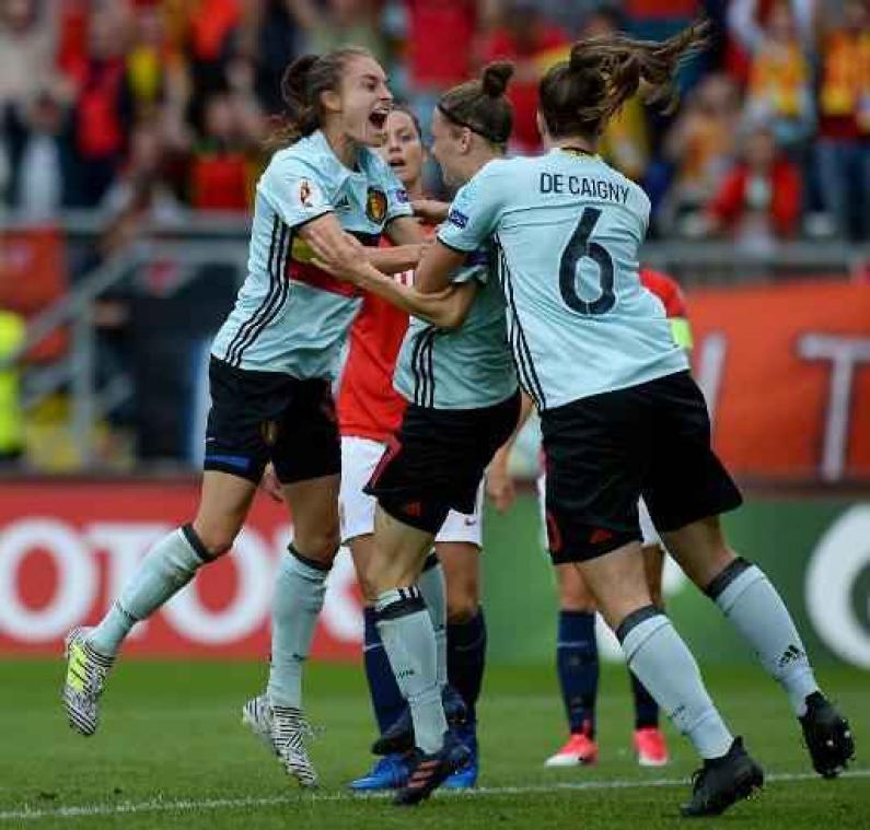 EK voetbal 2017 (v) - Elke Van Gorp schrijft Belgische voetbalgeschiedenis in Breda