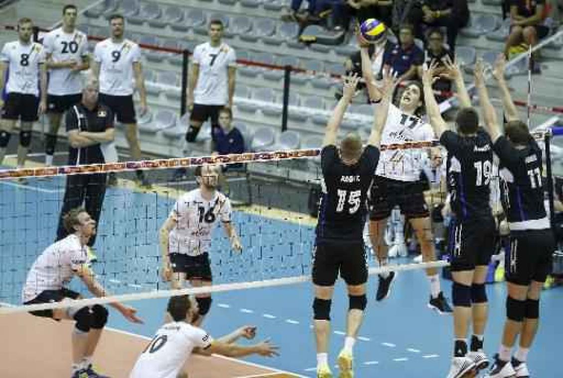 Kwal. WK volley (m) - Red Dragons steken WK-ticket op zak