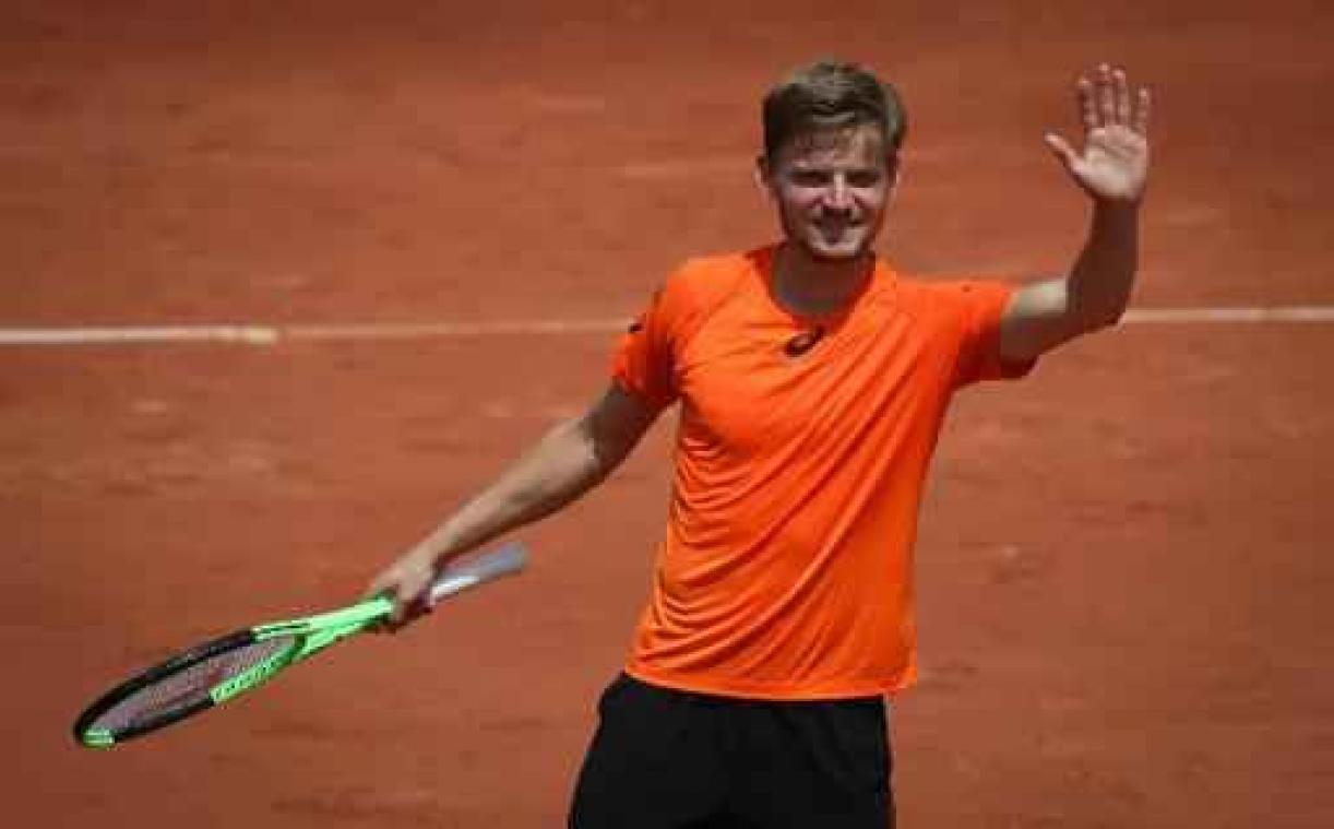 ATP Gstaad - Goffin overleeft vier matchballen en plaatst zich voor kwartfinales