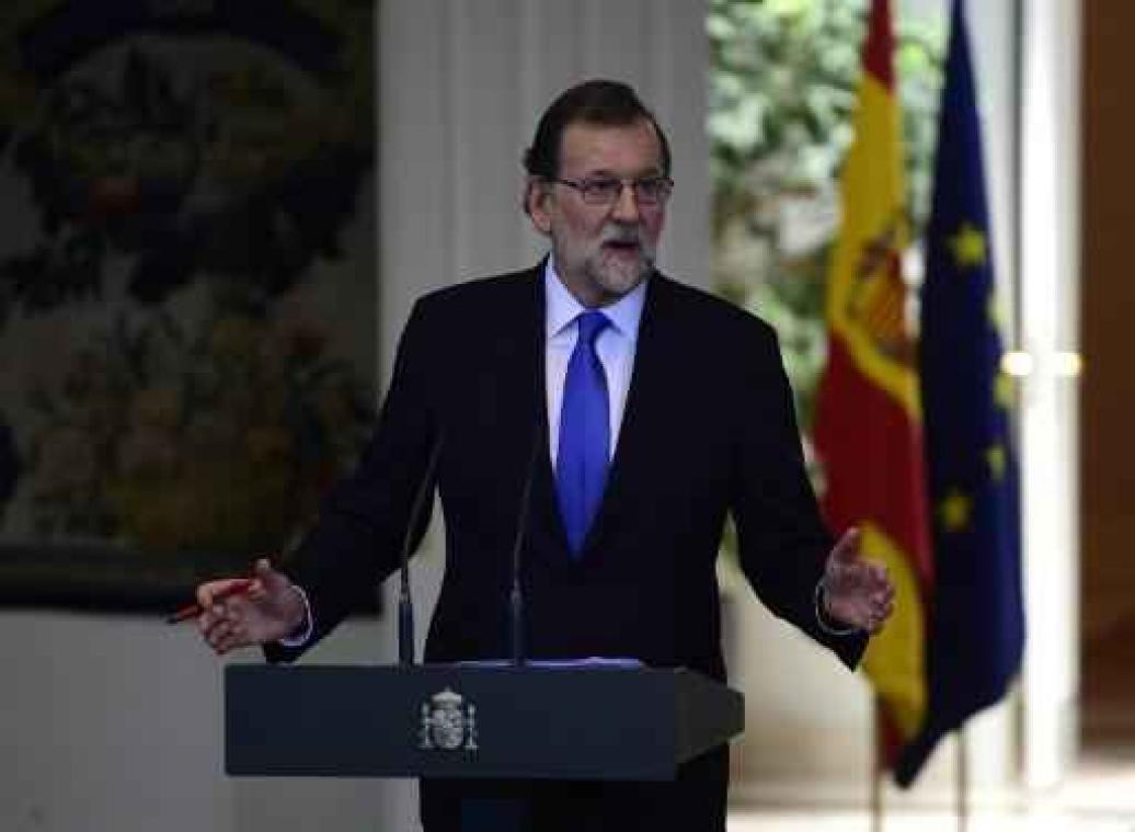 Rajoy is duidelijk: geen onafhankelijkheidsreferendum voor Catalonië