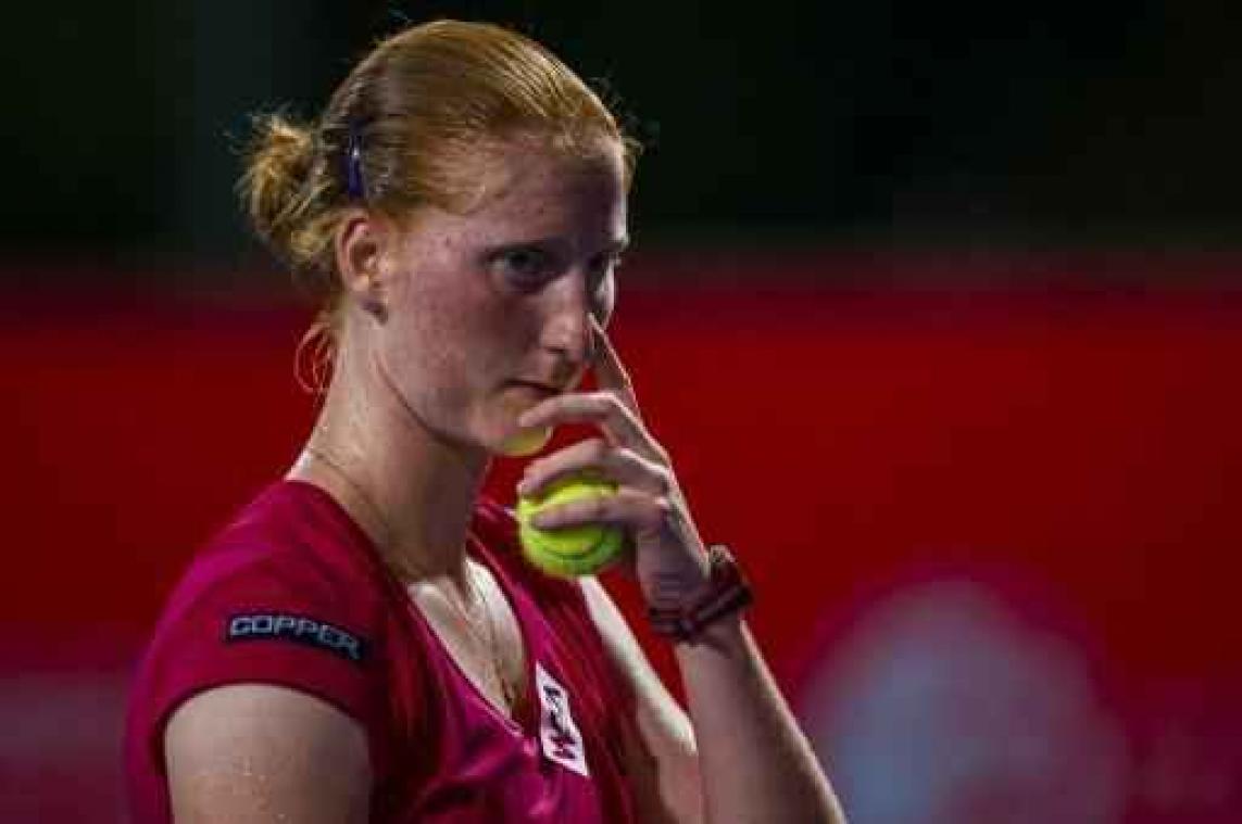 WTA Washington - Alison Van Uytvanck uitgeschakeld na wedstrijd van 2,5 uur