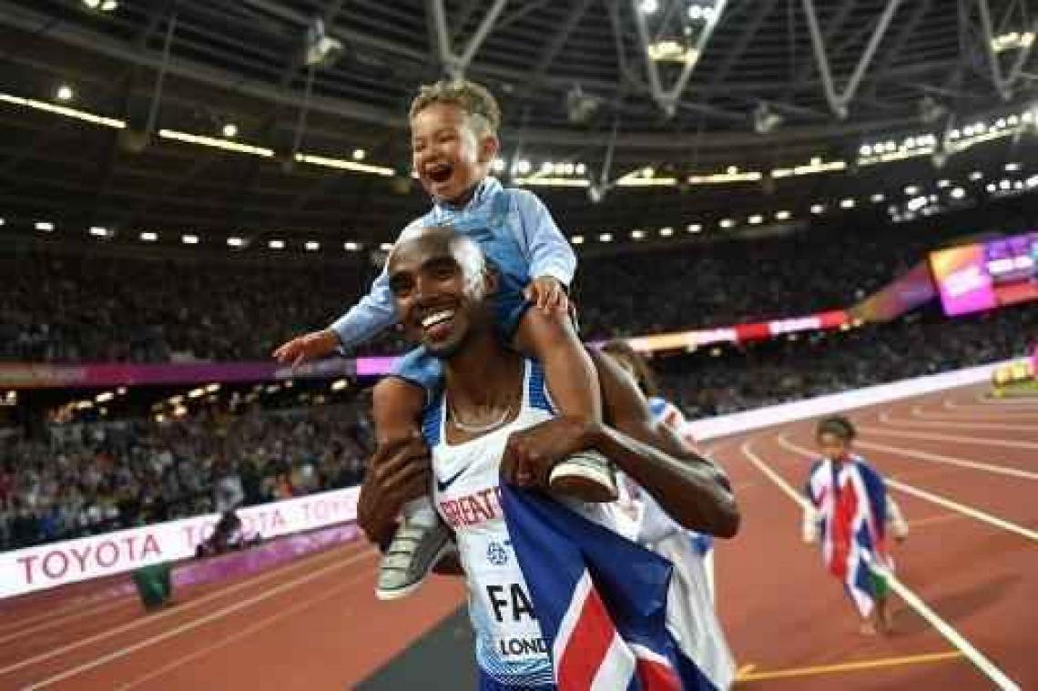 WK atletiek - Mo Farah blijft koning van de lange afstand