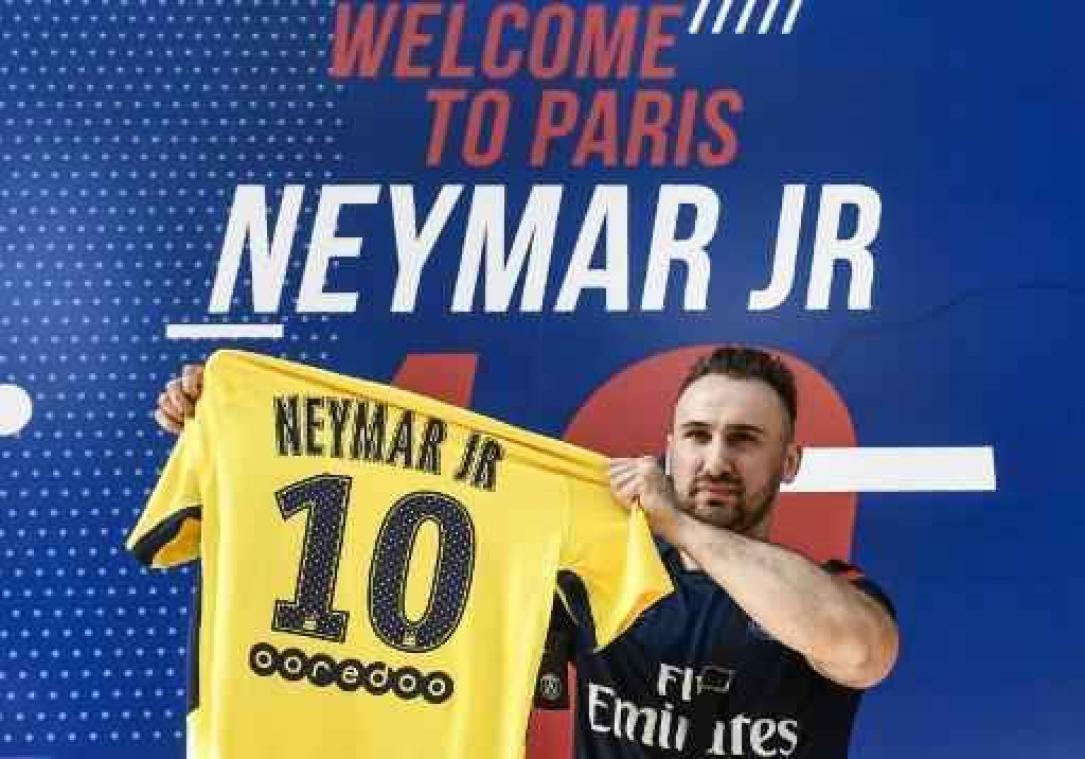 Ligue 1 - PSG verkocht op één dag tijd al meer dan 10.000 truitjes van Neymar