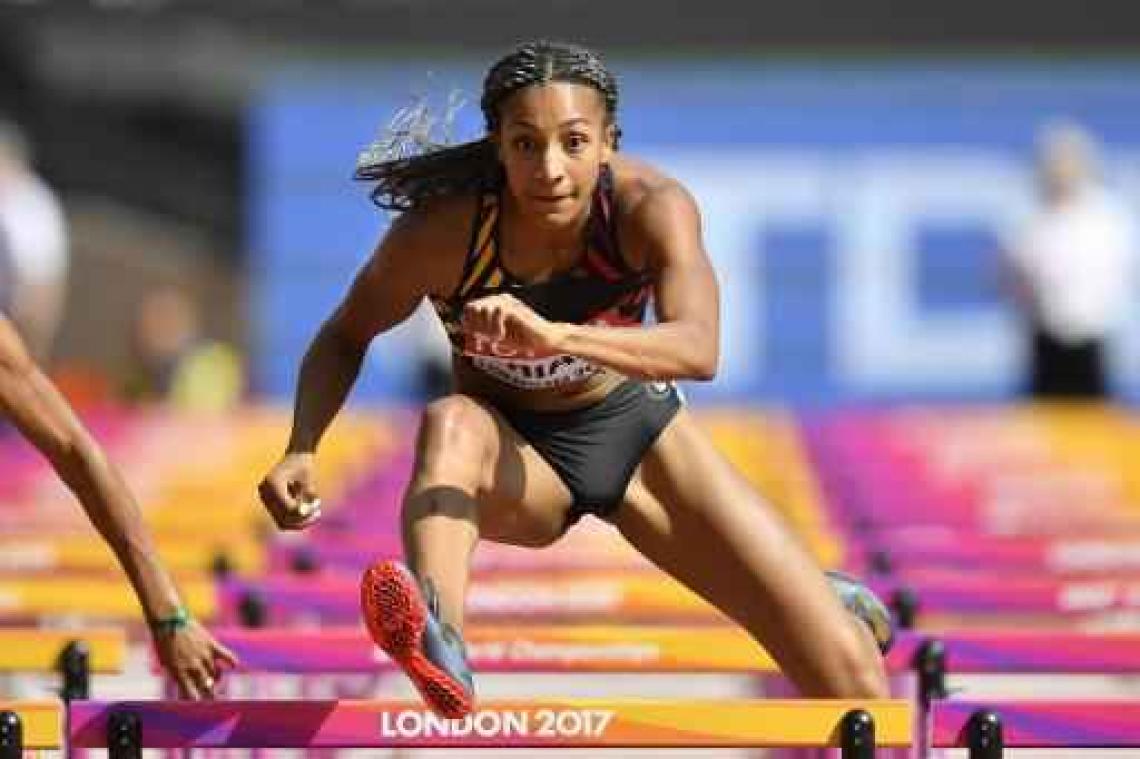 WK atletiek - Nafi Thiam begint goed aan zevenkamp