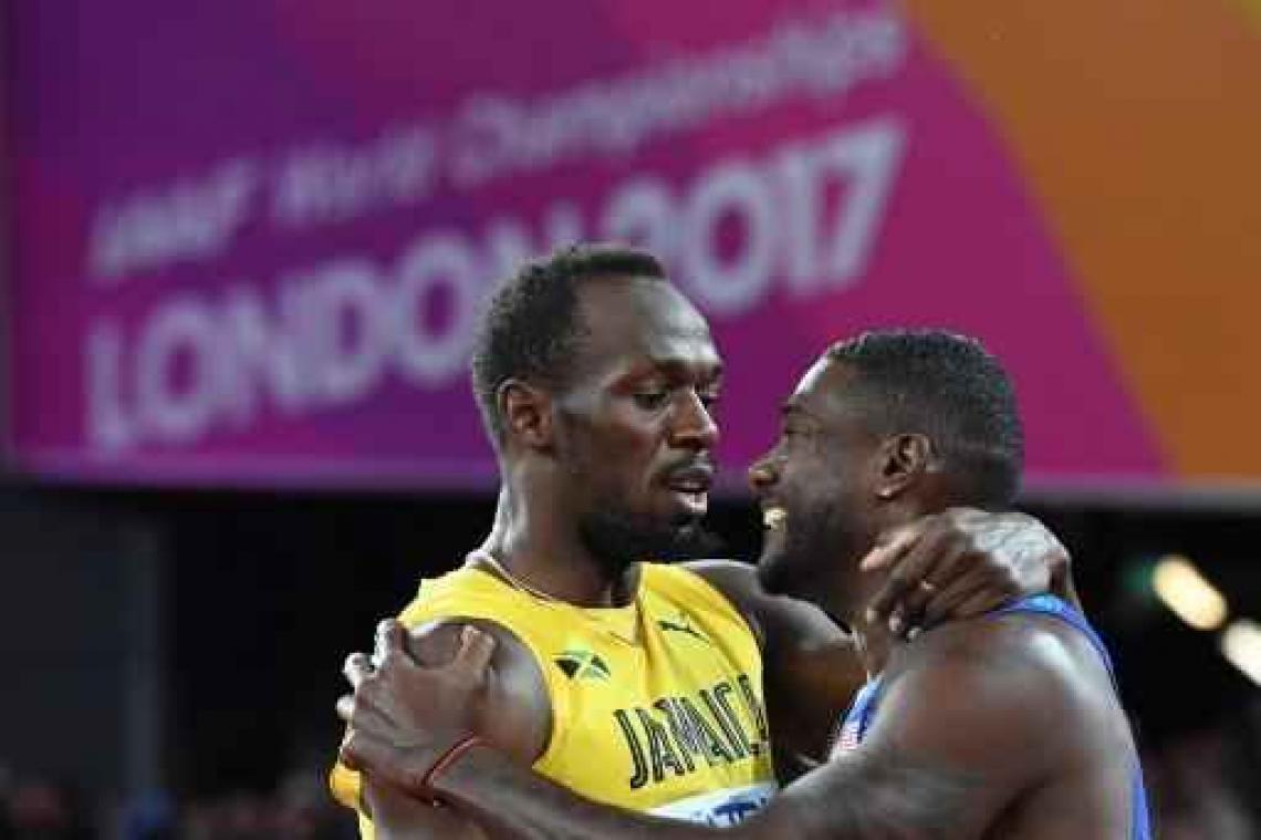 WK atletiek - Usain Bolt: "Gatlin heeft het recht hier te zijn. Hij heeft geboet"