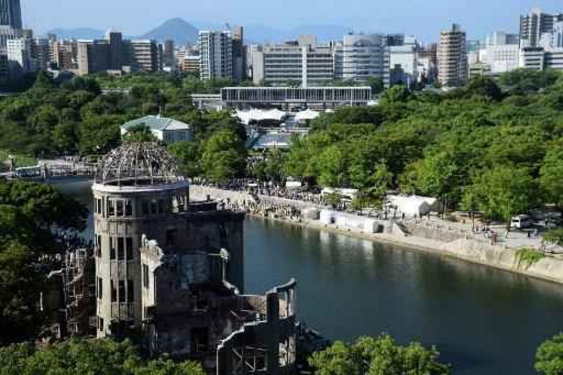 Japan herdenkt atoombom op Hiroshima