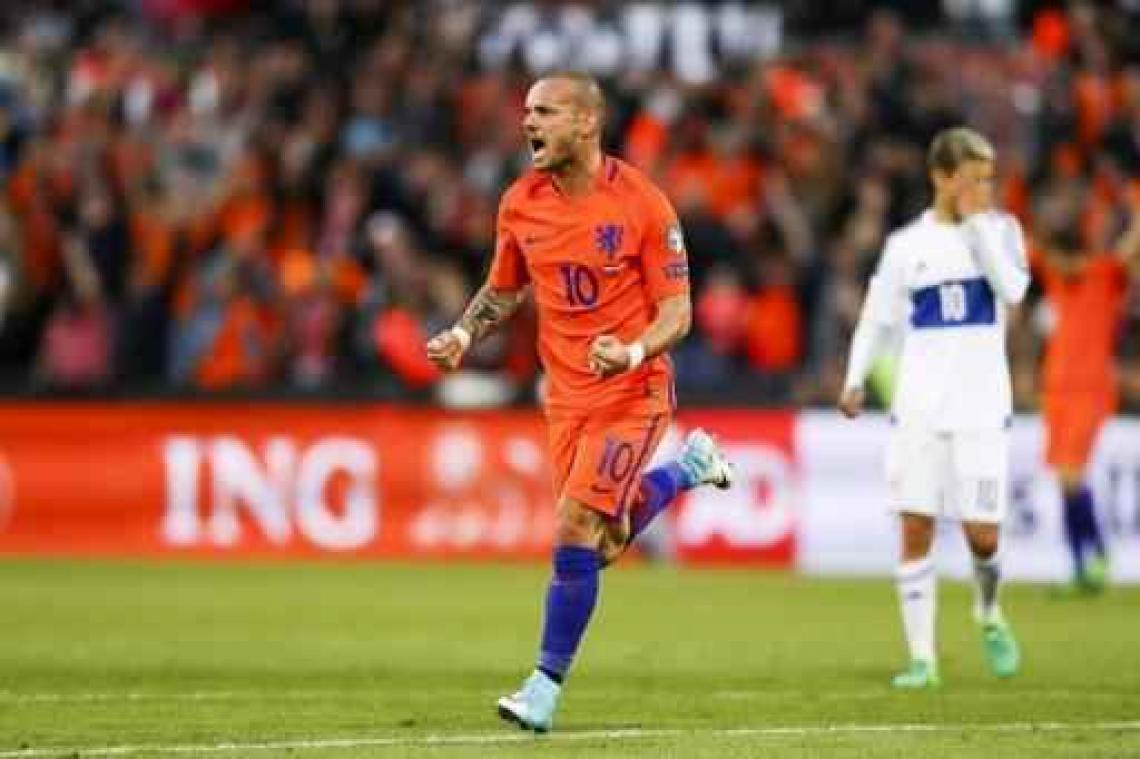 Ligue 1 - Wesley Sneijder op weg naar Nice