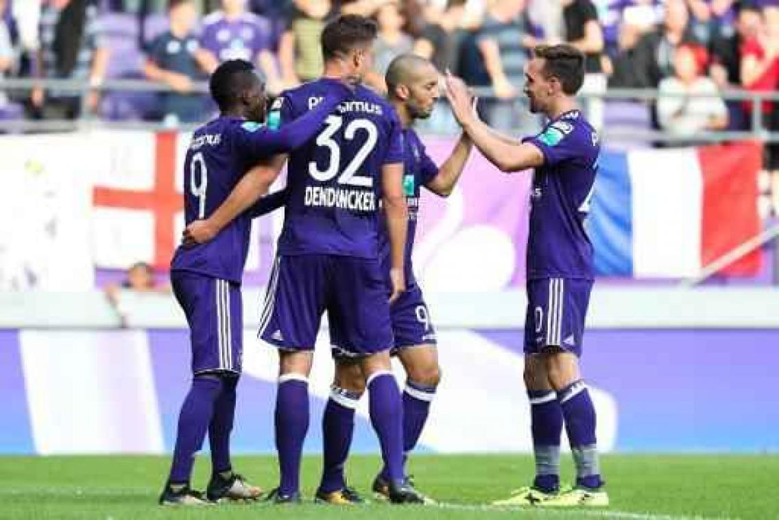 Jupiler Pro league - Anderlecht wint met kleinste verschil van KV Oostende