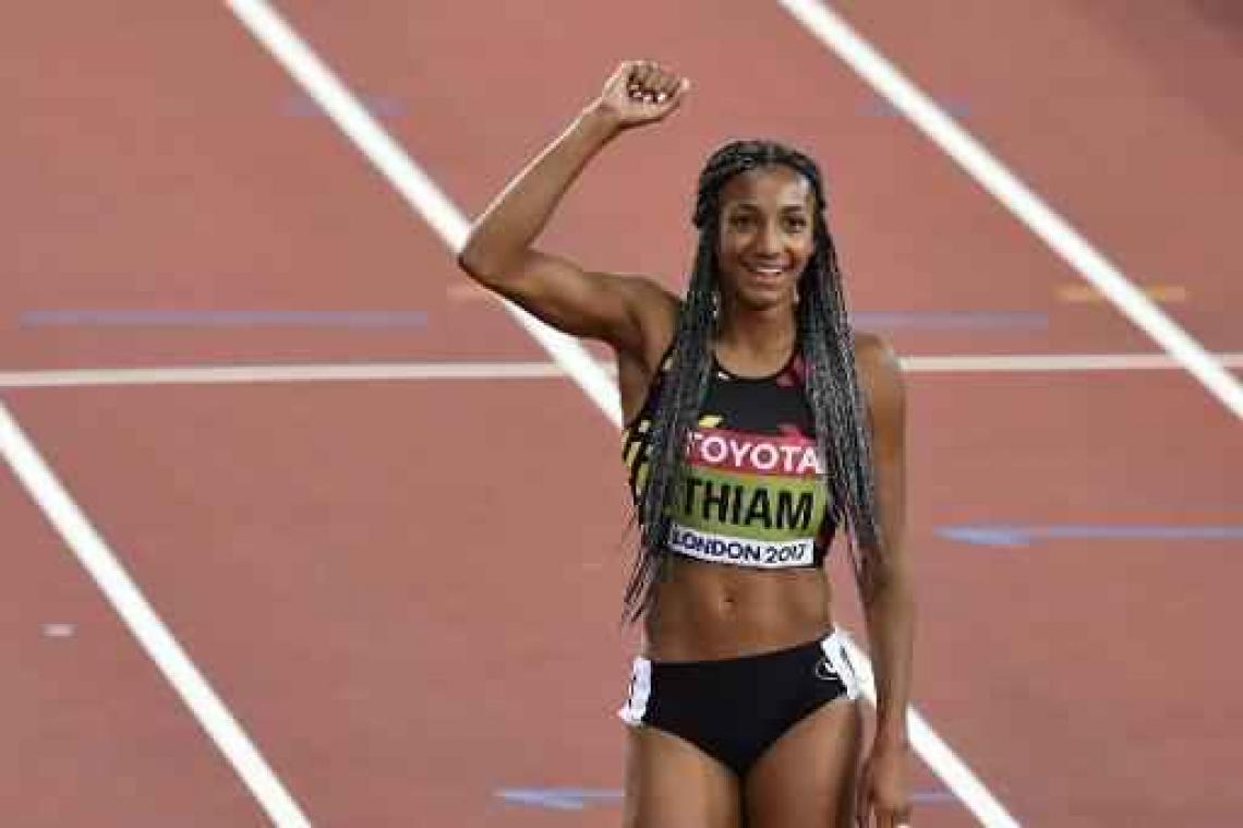 Zevenkampster Nafi Thiam is eerste Belgische wereldkampioene in de atletiek