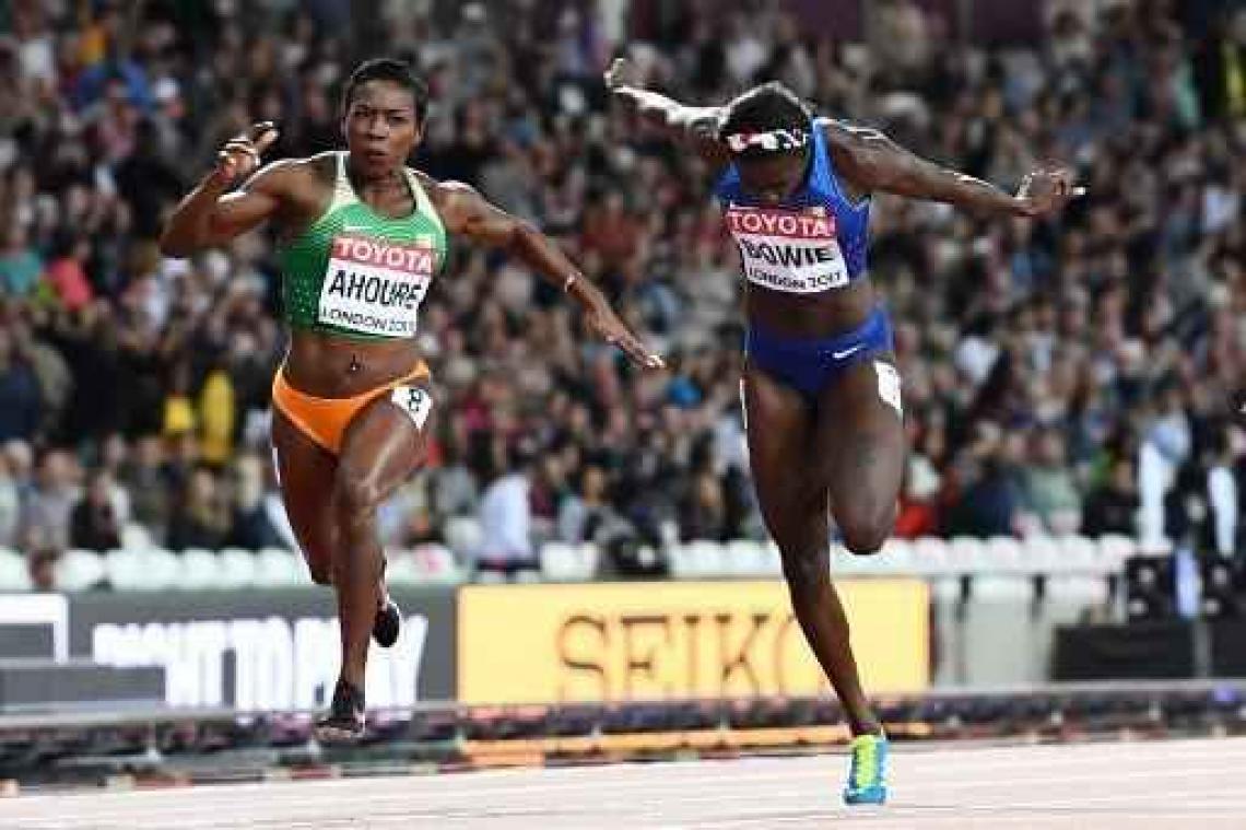 WK atletiek - Tori Bowie is de snelste over 100 meter