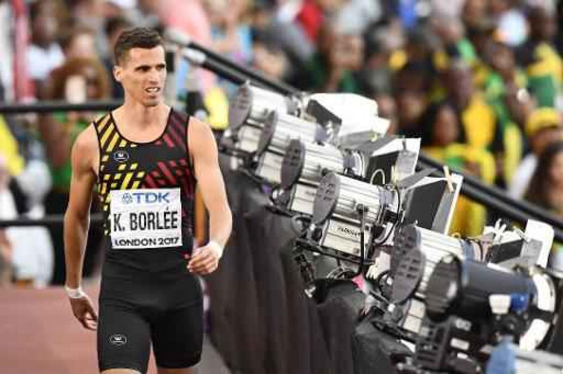WK atletiek - Kevin Borlée zou donderdag volledig hersteld moeten zijn van buikvirus