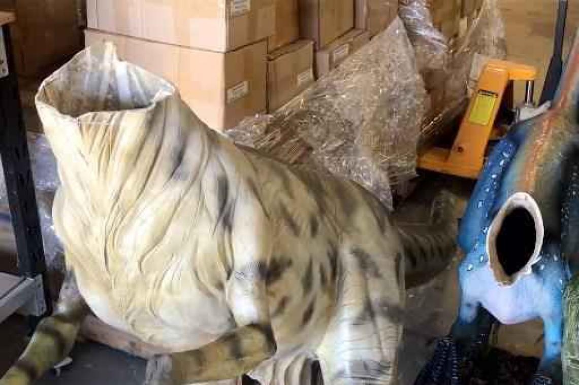 Drie dinosaurussen onthoofd in Australisch museum