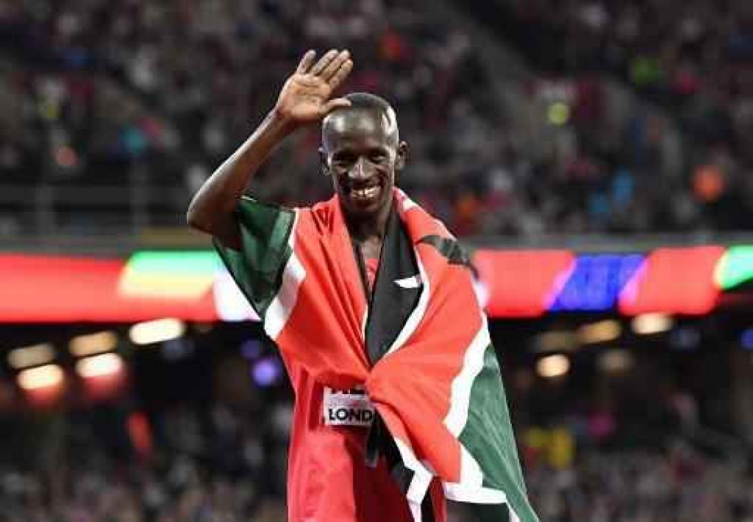 WK atletiek - Conseslus Kipruto zet Keniaanse traditie voort op 3.000 meter steeple