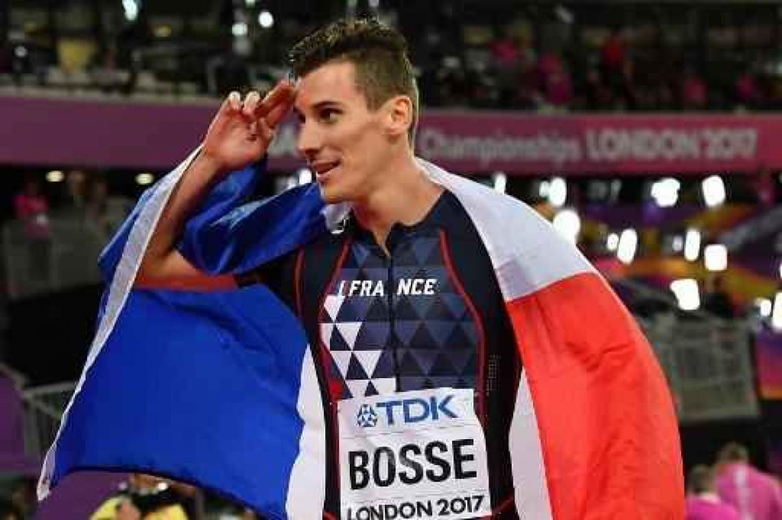 WK atletiek - Fransman Pierre-Ambroise Bosse loopt naar goud op 800 meter