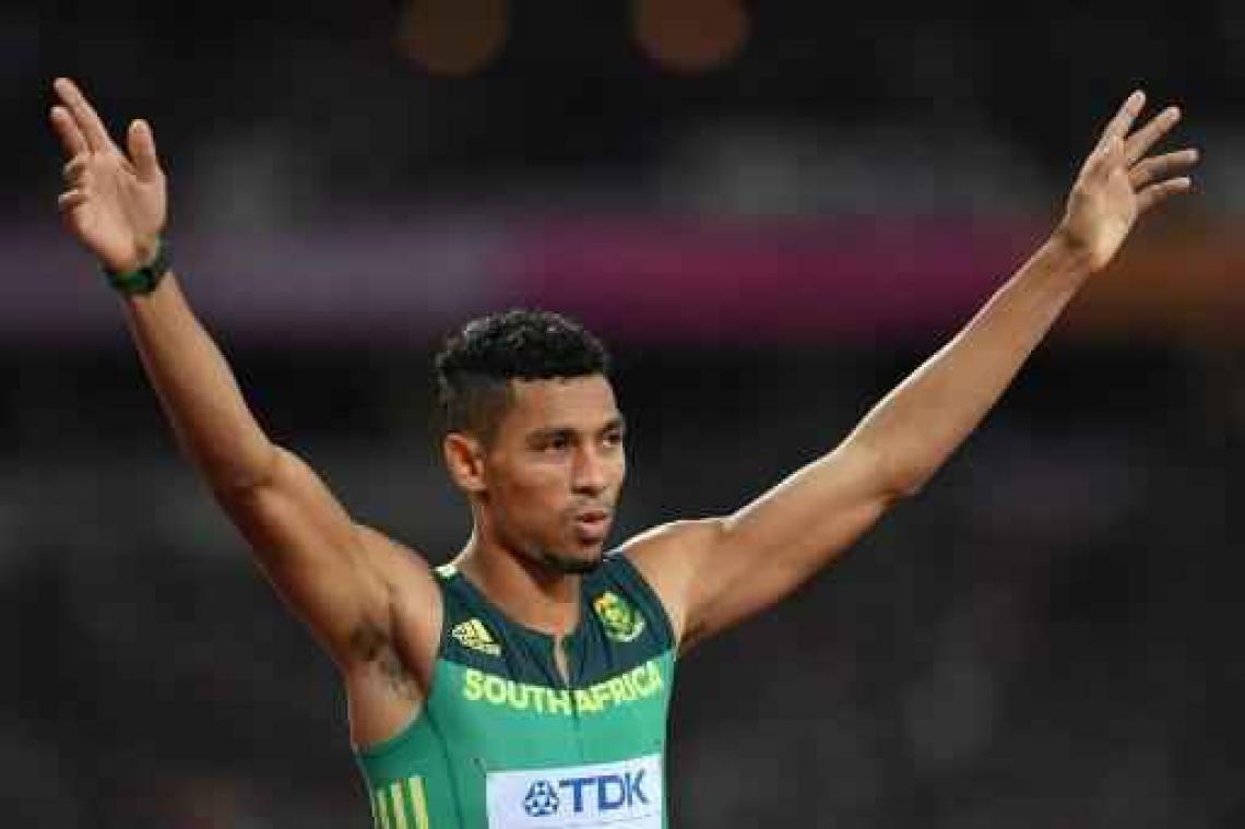 WK atletiek - Zuid-Afrikaan Wayde van Niekerk maakt favorietenrol waar op 400 meter