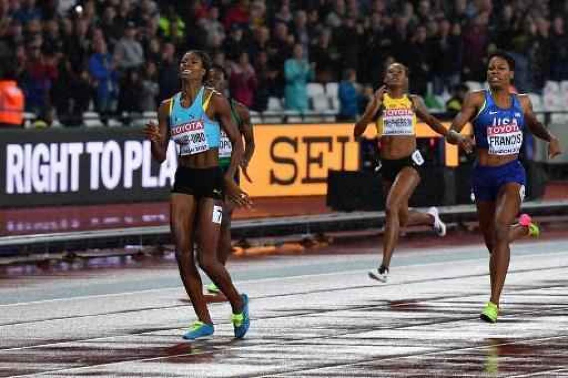 WK atletiek - Amerikaanse Phyllis Francis loopt snelste baanronde