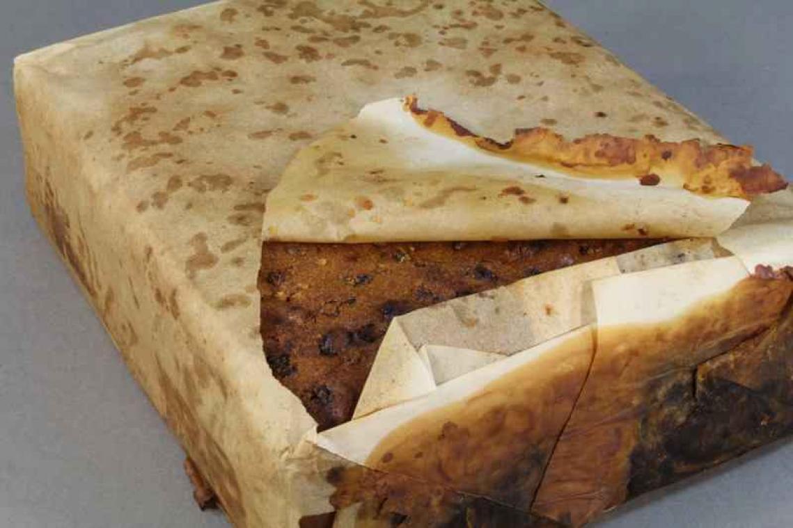 Honderd jaar oude cake ziet er nog best lekker uit